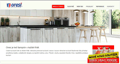 Desktop Screenshot of kuchyne-oresi.cz