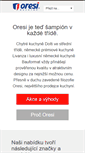 Mobile Screenshot of kuchyne-oresi.cz